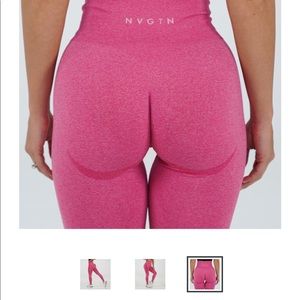 ❌SOLD❌NVGTN Hot Pink Seamless Leggings
